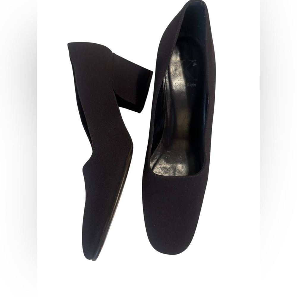 Vintage Calvin Klein Caroline Basset Women's Black Pumps - Picture 3 of 5